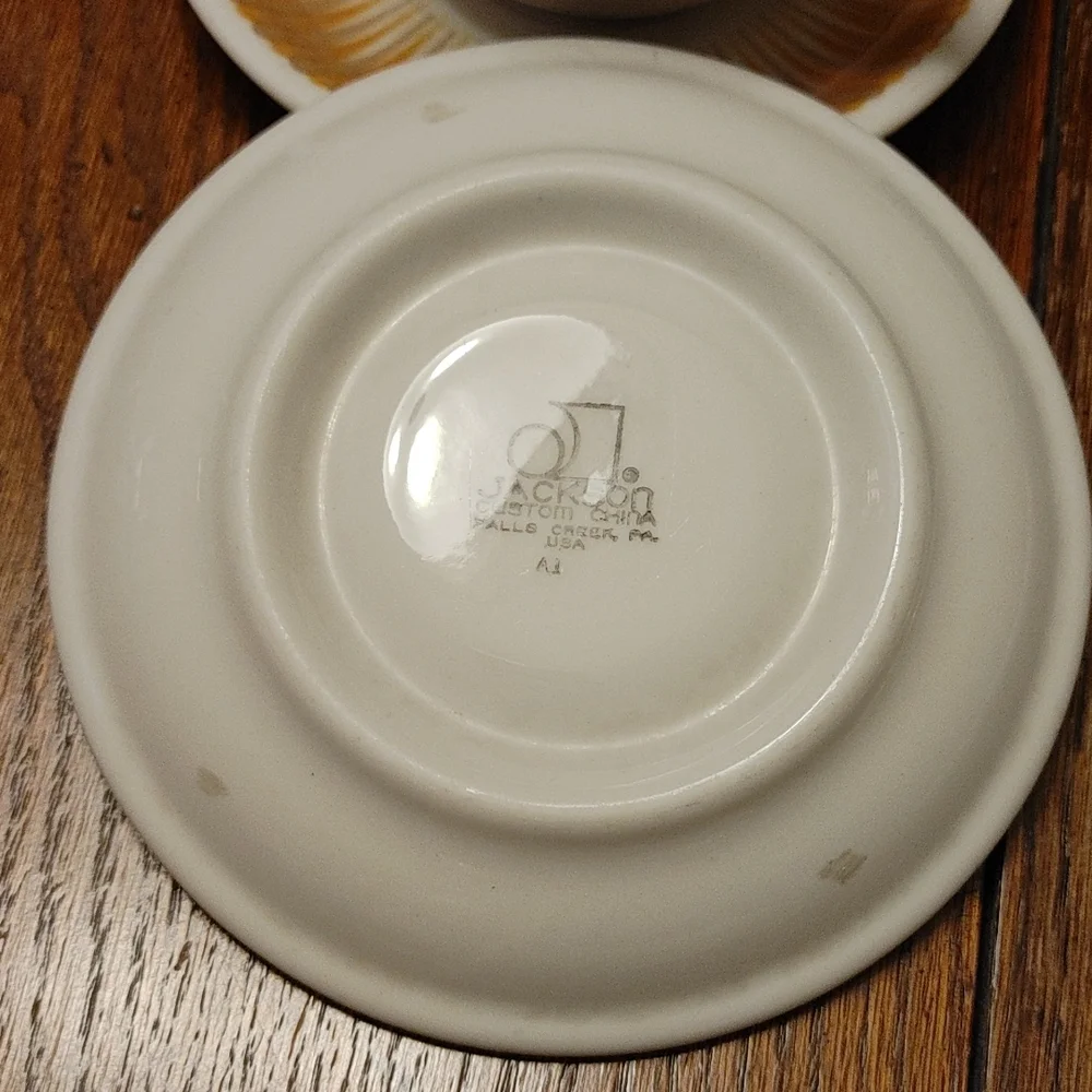 Rare MCM Paul McCobb Jackson China Restaurant Ware Coffee Cup & Saucer